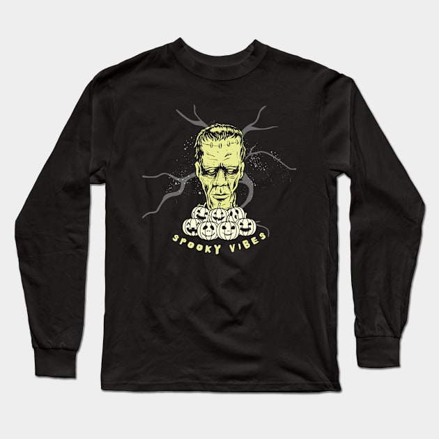 spooky vibes Long Sleeve T-Shirt by Diusse